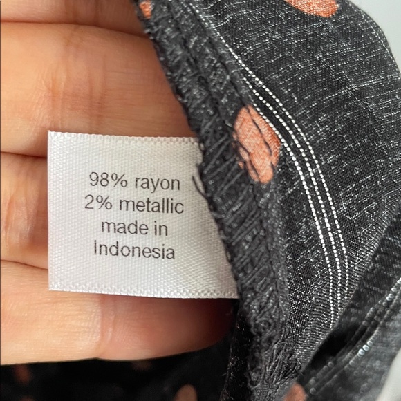 🎃Lane Bryant Black and Red Polka Dot Blouse women size 20 - Picture 5 of 9